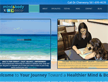 Tablet Screenshot of mindandbodydoctor.com